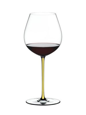 Ly Rượu Vang Đỏ RIEDEL Fatto A Mano Pinot Noir Yellow