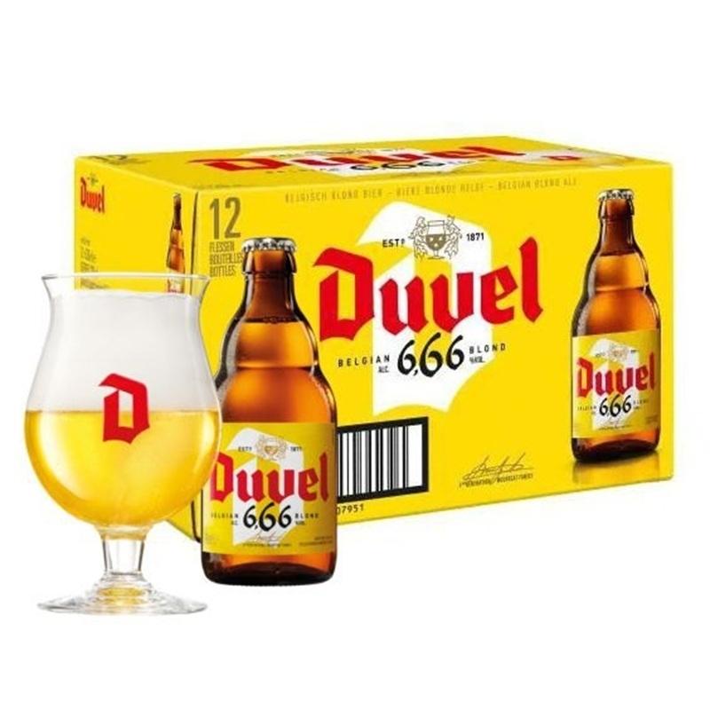 Bia Bỉ Duvel loại bia dễ uống với lớp bọt dày trắng mịn