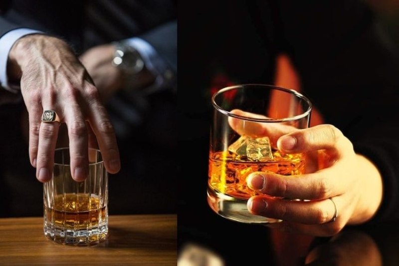 Cách cầm ly rượu whisky ảnh hưởng trực tiếp đến trải nghiệm uống