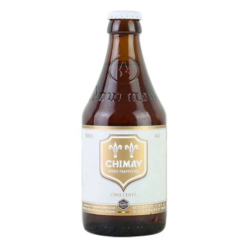 Chimay White Cinq Cents mang hương vị của các loại trái cây chín