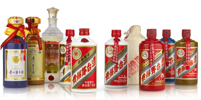 Rượu Mao Đài được chưng cất từ lúa cao lương đỏ