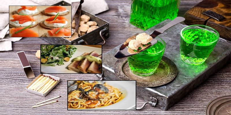 Nhiều món thích hợp khi thưởng thức rượu cô tiên