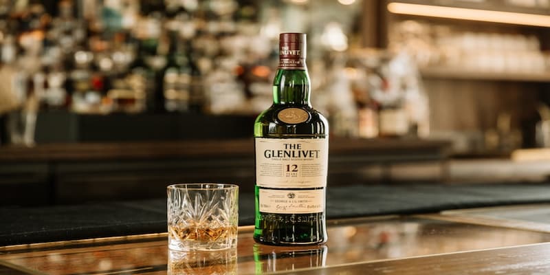Mẫu mã và thiết kế của rượu Glenlivet cực kỳ đặc trưng và ấn tượng