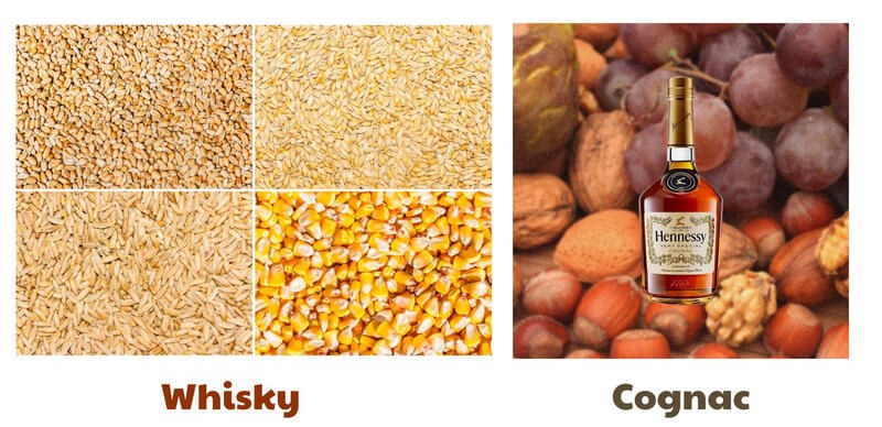 Whisky và Cognac có ưu nhược điểm riêng biệt