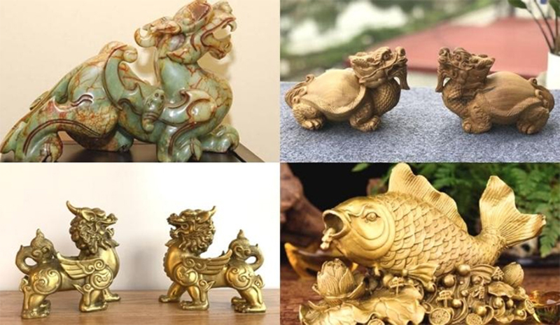 Tranh hoặc tượng phong thủy sẽ giúp mang lại may mắn cho công việc của sếp