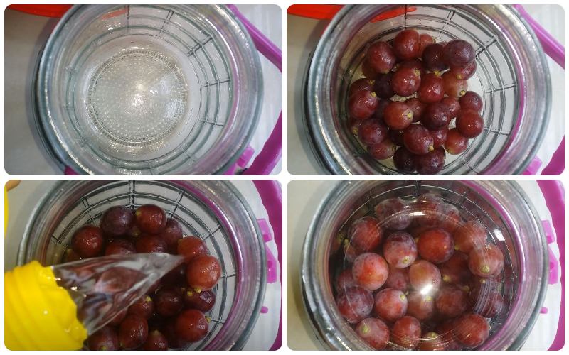 Nguyên liệu cần chuẩn bị để làm rượu nho